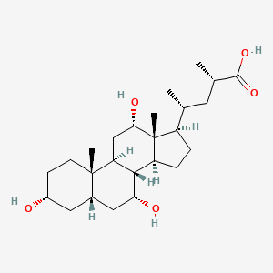 (23S)-methyl-3alpha,7alpha,12alpha-trihydroxy-5beta-cholan-24-oic acid