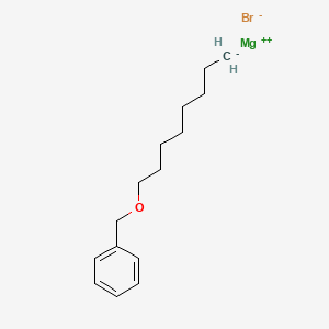 molecular formula C15H23BrMgO B12566246 Magnesium, bromo[8-(phenylmethoxy)octyl]- CAS No. 312934-24-0