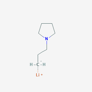 molecular formula C7H14LiN B12566257 lithium;1-propylpyrrolidine CAS No. 209900-12-9