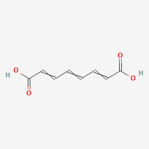 molecular formula C8H8O4 B12566267 Octa-2,4,6-trienedioic acid CAS No. 195073-49-5