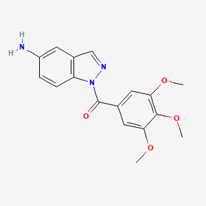 1-[(3,4,5-trimethoxyphenyl)-carbonyl]-1H-indazole-5-amine