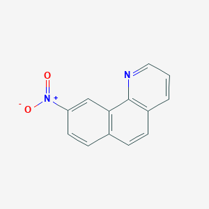 molecular formula C13H8N2O2 B12566280 9-Nitrobenzo[H]quinoline CAS No. 186268-22-4