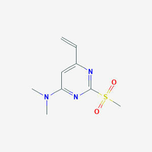 6-ethenyl-N,N-dimethyl-2-(methylsulfonyl)pyrimidin-4-amine