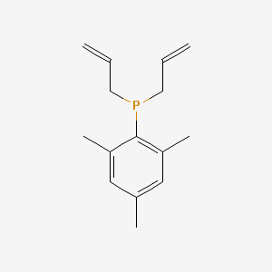 molecular formula C15H21P B12566354 Di(prop-2-en-1-yl)(2,4,6-trimethylphenyl)phosphane CAS No. 189098-88-2