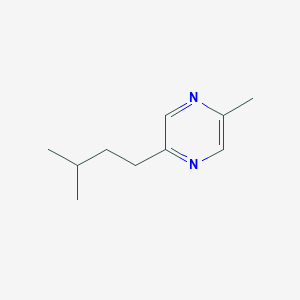 molecular formula C10H16N2 B12566499 2-Methyl-5-isopentylpyrazine CAS No. 144514-05-6