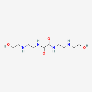molecular formula C10H22N4O4 B12566503 Ethanediamide, N,N'-bis[2-[(2-hydroxyethyl)amino]ethyl]- CAS No. 192313-54-5