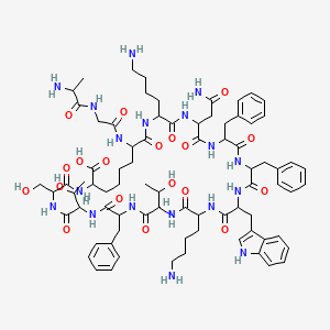 molecular formula C78H108N18O19 B1256655 Somatostatin SS-1 CAS No. 59983-96-9