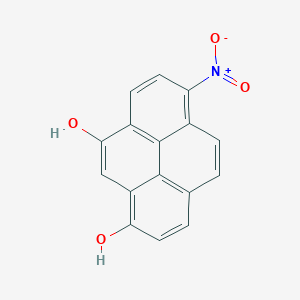 molecular formula C16H9NO4 B12566550 6-Nitropyrene-1,9-diol CAS No. 192703-89-2