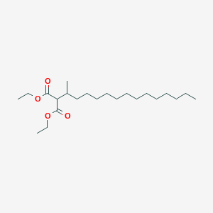 molecular formula C22H42O4 B12566564 Diethyl (pentadecan-2-yl)propanedioate CAS No. 192881-82-6