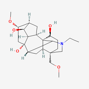 20-Ethyl-16beta-methoxy-4-(methoxymethyl)aconitane-1alpha,8,14alpha-triol