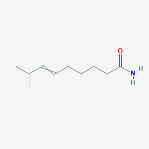 molecular formula C10H19NO B12566619 6-Nonenamide, 8-methyl-, (E)- CAS No. 144018-70-2
