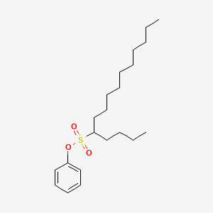 molecular formula C21H36O3S B12566696 Phenyl pentadecane-5-sulfonate CAS No. 198217-75-3