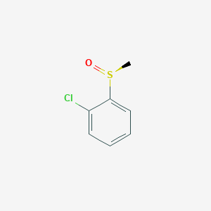 molecular formula C7H7ClOS B12566727 Benzene, 1-chloro-2-[(S)-methylsulfinyl]- CAS No. 172338-47-5