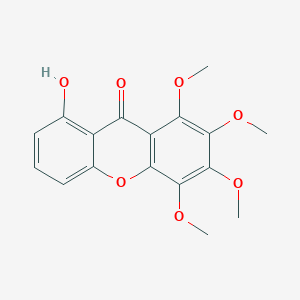 molecular formula C17H16O7 B1256673 Laurentixanthone B 
