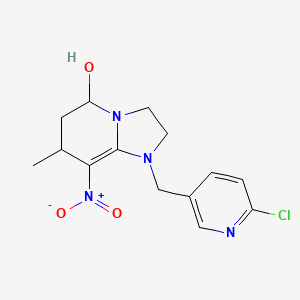 molecular formula C14H17ClN4O3 B1256676 Des-5-Propoxy Paichongding-5-ol 