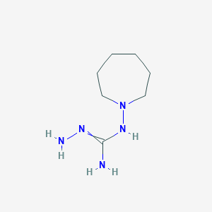 molecular formula C7H17N5 B12566816 N-Azepan-1-ylcarbonohydrazonic diamide CAS No. 186404-55-7
