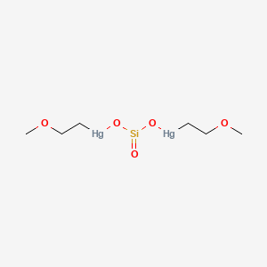 molecular formula C6H14Hg2O5Si B1256682 Tillantin-S CAS No. 19367-79-4