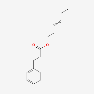 molecular formula C15H20O2 B12566848 hex-3-enyl 3-phenylpropanoate CAS No. 175667-40-0