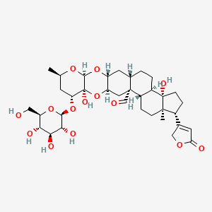 molecular formula C35H50O14 B1256708 3'-O-beta-D-glucopyranosylcalactin 