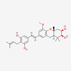 molecular formula C30H38O6 B1256710 schweinfurthin E 