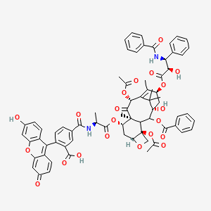 molecular formula C71H66N2O21 B1256713 Flutax 1 