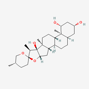 molecular formula C27H44O5 B1256715 Reineckiagenin A 