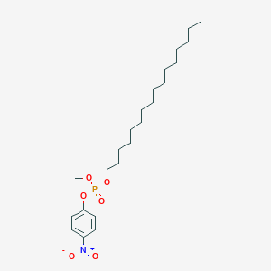molecular formula C23H40NO6P B12567160 Hexadecyl methyl 4-nitrophenyl phosphate CAS No. 189635-44-7