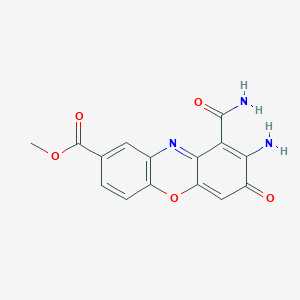 molecular formula C15H11N3O5 B1256718 Elloxazinone A 