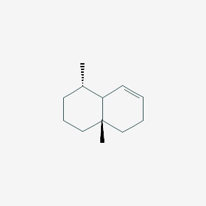 molecular formula C12H20 B1256719 (1S,4aS)-1,4a-dimethyl-1,2,3,4,4a,5,6,8a-octahydronaphthalene 