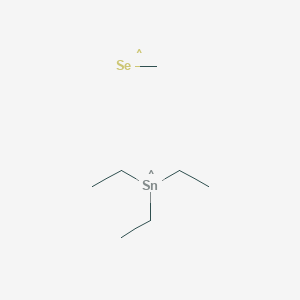 molecular formula C7H18SeSn B12567222 Methylselanyl--triethylstannyl (1/1) 