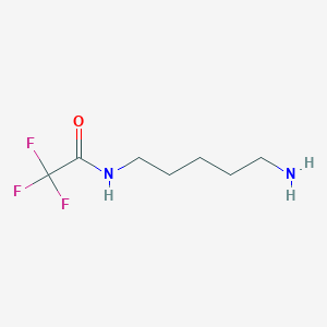 molecular formula C7H13F3N2O B12567234 N-(5-Aminopentyl)-2,2,2-trifluoroacetamide CAS No. 183724-35-8