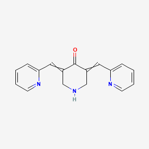 3,5-Bis(2-pyridylmethylene)-4-piperidone