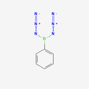 molecular formula C6H5BN6 B12567268 Phenyldiazidoborane CAS No. 168281-51-4