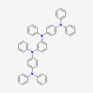 molecular formula C54H42N4 B12567350 N~1~,N~3~-Bis[4-(diphenylamino)phenyl]-N~1~,N~3~-diphenylbenzene-1,3-diamine CAS No. 176243-72-4