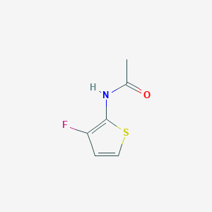 molecular formula C6H6FNOS B12567460 N-(3-Fluoro-2-thienyl)acetamide 