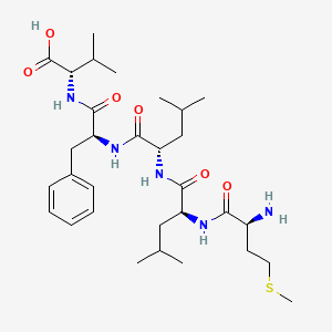molecular formula C31H51N5O6S B12567473 L-Methionyl-L-leucyl-L-leucyl-L-phenylalanyl-L-valine CAS No. 193763-39-2