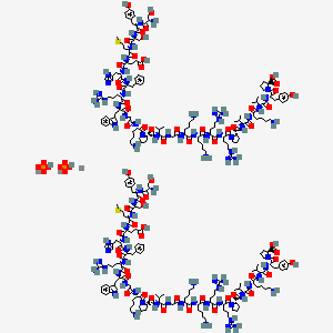 molecular formula C272H422N80O70P2S2Zn3+2 B1256762 Adrenocorticotropin zinc CAS No. 53468-06-7