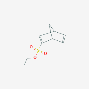 molecular formula C9H12O3S B12567632 Ethyl bicyclo[2.2.1]hepta-2,5-diene-2-sulfonate CAS No. 189509-16-8