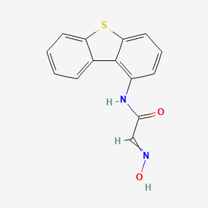 molecular formula C14H10N2O2S B12567676 N-(Dibenzo[b,d]thiophen-1-yl)-2-(hydroxyimino)acetamide CAS No. 329361-20-8