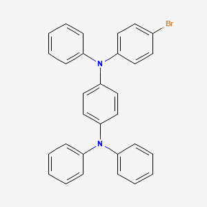 molecular formula C30H23BrN2 B12567714 N~1~-(4-Bromophenyl)-N~1~,N~4~,N~4~-triphenylbenzene-1,4-diamine CAS No. 585540-48-3