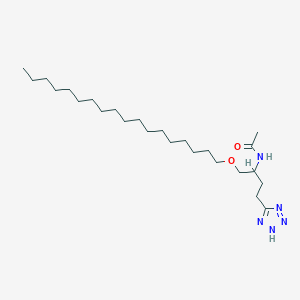 molecular formula C25H49N5O2 B12567918 N-[1-(Octadecyloxy)-4-(2H-tetrazol-5-yl)butan-2-yl]acetamide CAS No. 192563-92-1