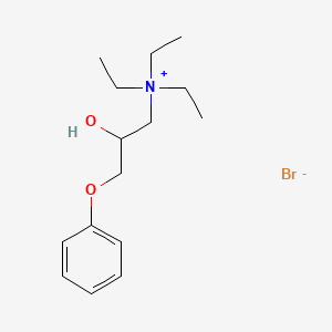 molecular formula C15H26BrNO2 B12568068 1-Propanaminium, N,N,N-triethyl-2-hydroxy-3-phenoxy-, bromide CAS No. 194151-58-1