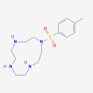 molecular formula C15H26N4O2S B12568090 1,4,7,10-Tetraazacyclododecane, 1-[(4-methylphenyl)sulfonyl]- CAS No. 289719-40-0