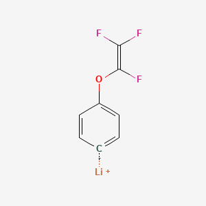 molecular formula C8H4F3LiO B12568093 lithium;1,2,2-trifluoroethenoxybenzene CAS No. 202132-56-7