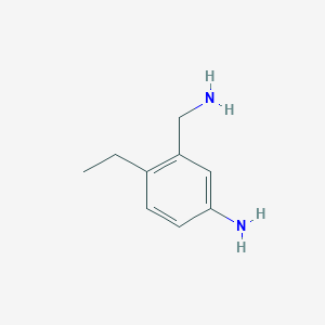 molecular formula C9H14N2 B12568165 3-(Aminomethyl)-4-ethylaniline CAS No. 200281-28-3