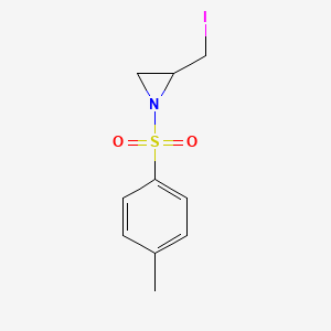 molecular formula C10H12INO2S B12568229 Aziridine, 2-(iodomethyl)-1-[(4-methylphenyl)sulfonyl]- CAS No. 200573-02-0
