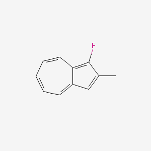 molecular formula C11H9F B12568233 1-Fluoro-2-methylazulene CAS No. 180129-07-1