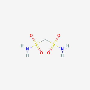 molecular formula CH6N2O4S2 B12568305 Methanedisulfonamide CAS No. 183996-57-8