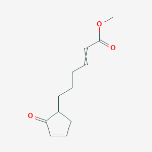 molecular formula C12H16O3 B12568431 Methyl 6-(2-oxocyclopent-3-EN-1-YL)hex-2-enoate CAS No. 193606-17-6