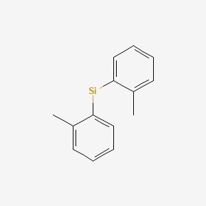 molecular formula C14H14Si B12568454 Bis(2-methylphenyl)silane CAS No. 172329-04-3